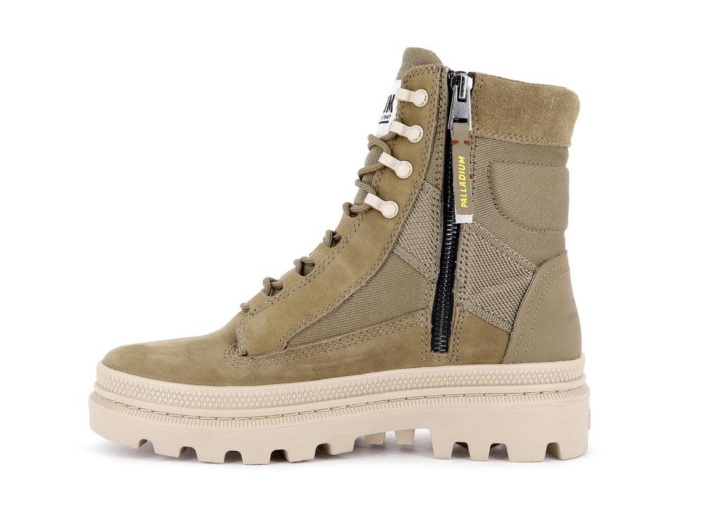 Zapatos Altas Palladium PALLATROOPER TACTICAL Hombre Verde Oliva | Costa Rica-62049